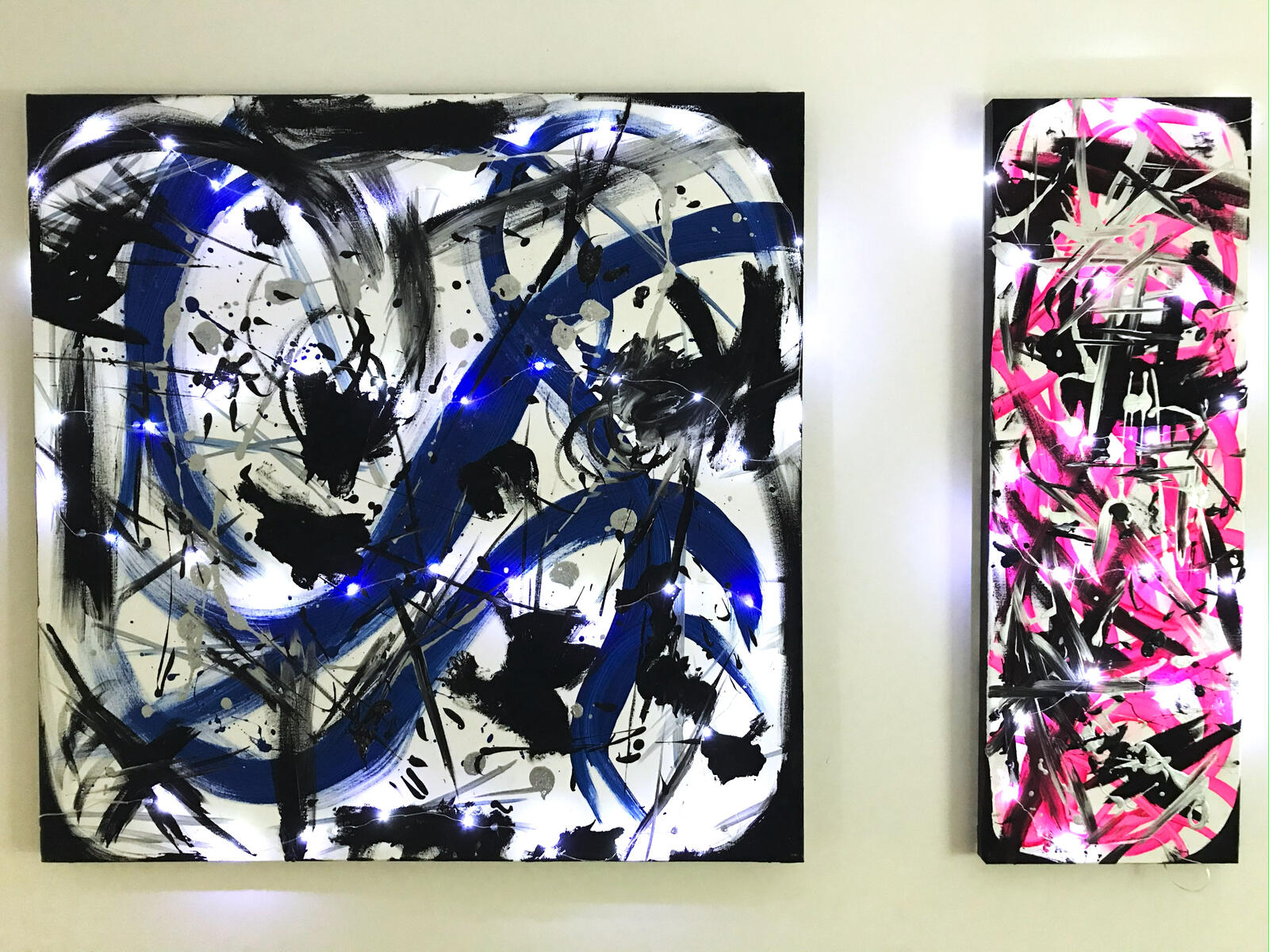 Mixed media on canvas. Boston, Massachusetts. Ca. 2020.