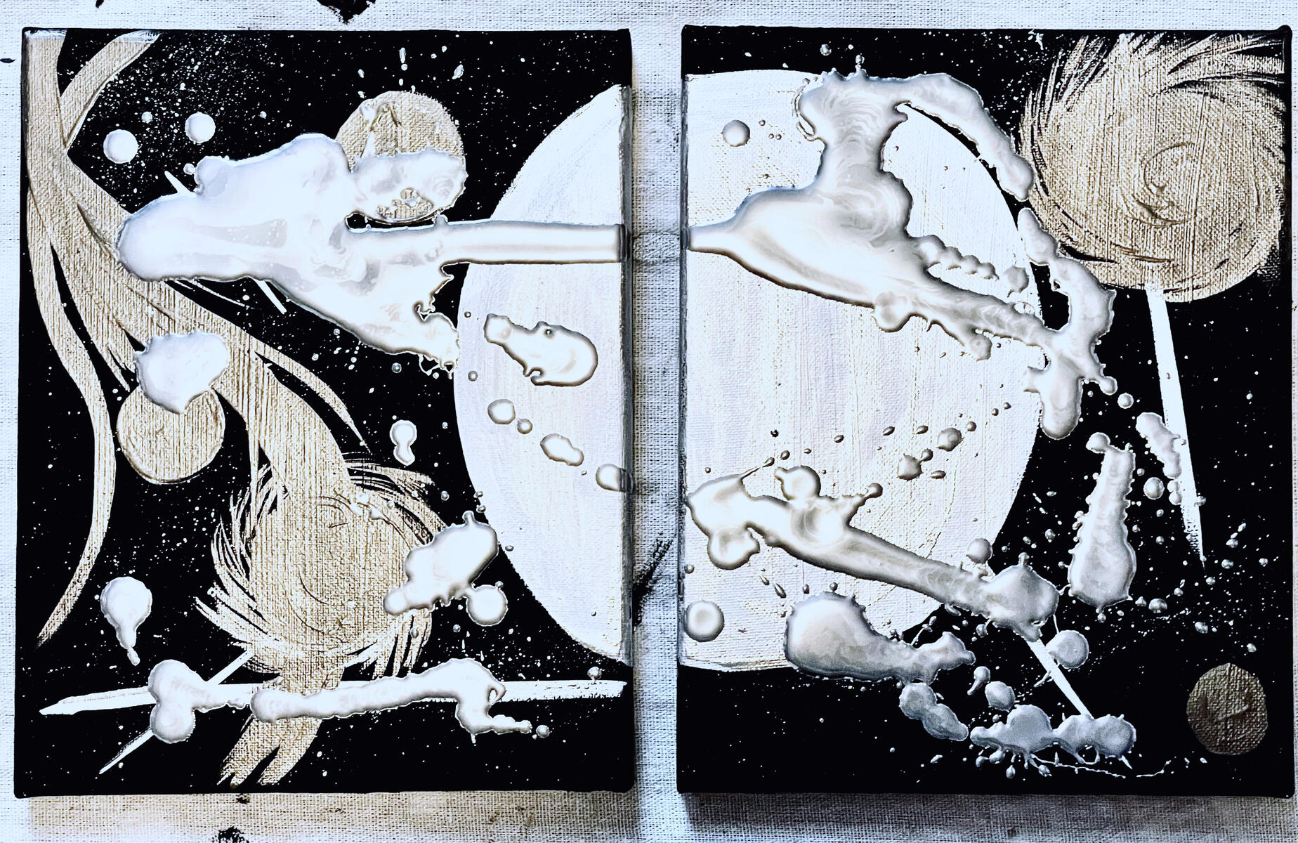 Acrylic on canvas. Boston, Massachusetts. Ca. 2021.